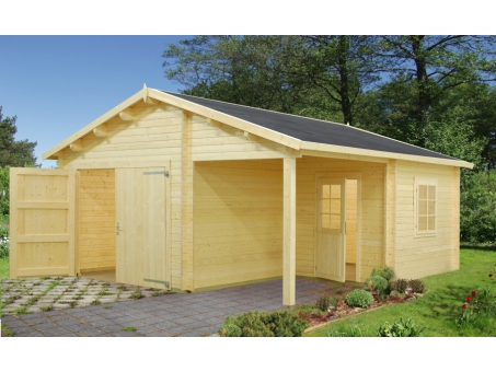 Valkea Indiana 3 - With Up & Over Door Gym