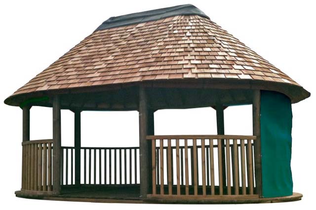 Oval Hot Tub Gazebo